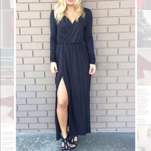 Black Del Rio Long Dress